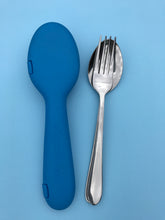 Recycled Sky Blue + Fork & Spoon